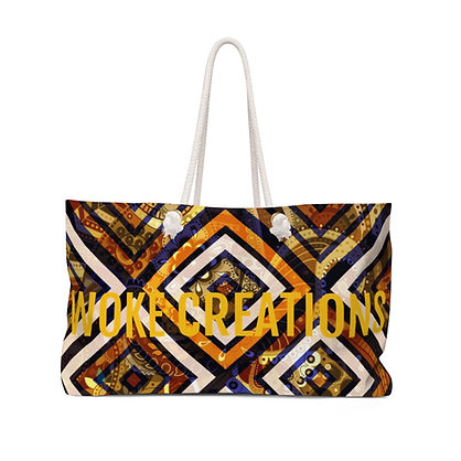 Triad Print Weekender Bag