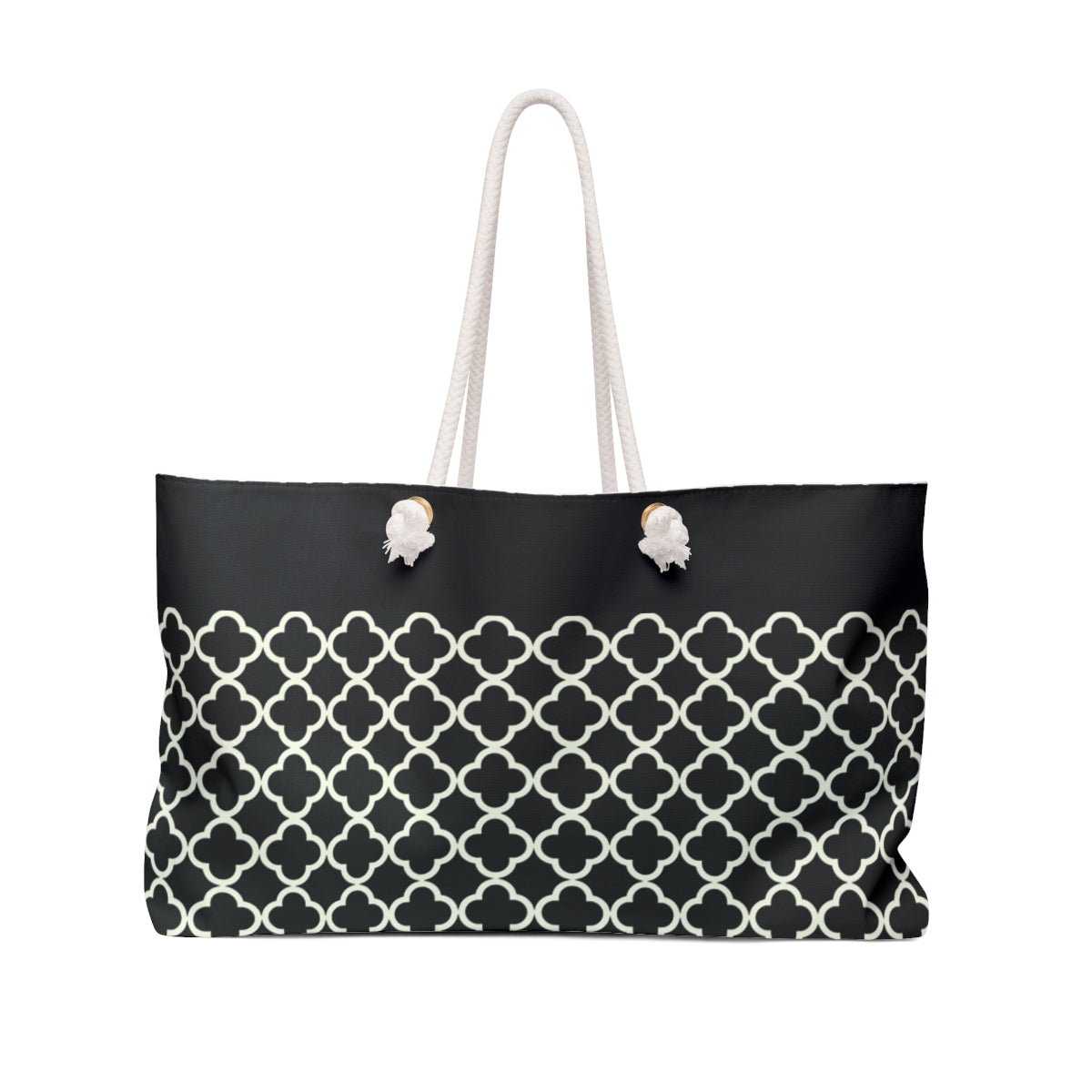 Woke Creations Oversized Status Print Beach Tote Bag