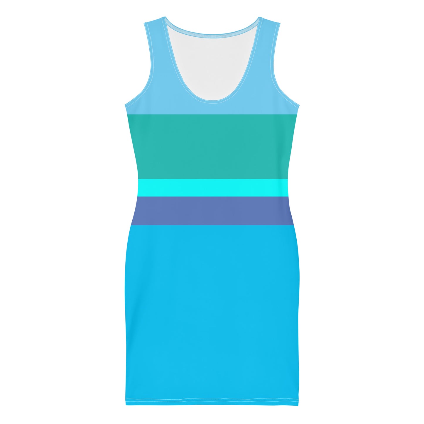 Women's Bright Pink Stripe Tank Dress from Woke Creations