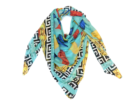 Butterfly in Chains Print Scarf