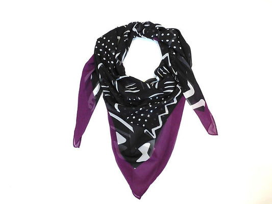 Woke Creations Oversized Royal Culture Scarf Print