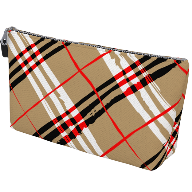 Bottomless Travel Storage Bag in Modern Plaid