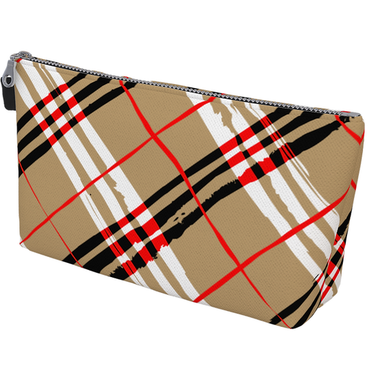 Bottomless Travel Storage Bag in Modern Plaid