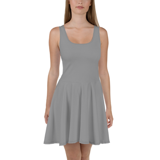 Woke Creations AthFashion Solid Fit-n-Flare Dress