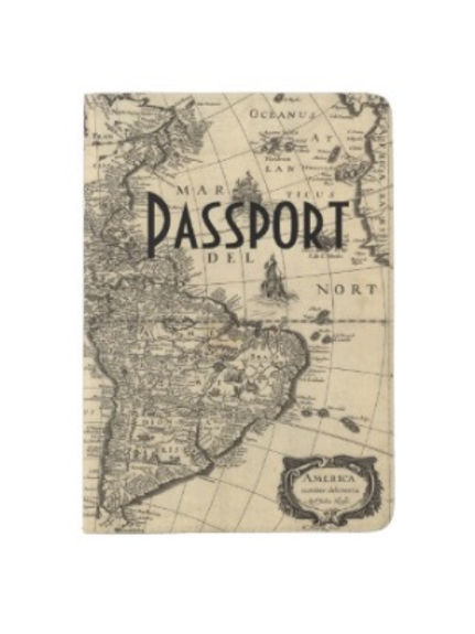 Vegan Leather World Traveler Passport Holder